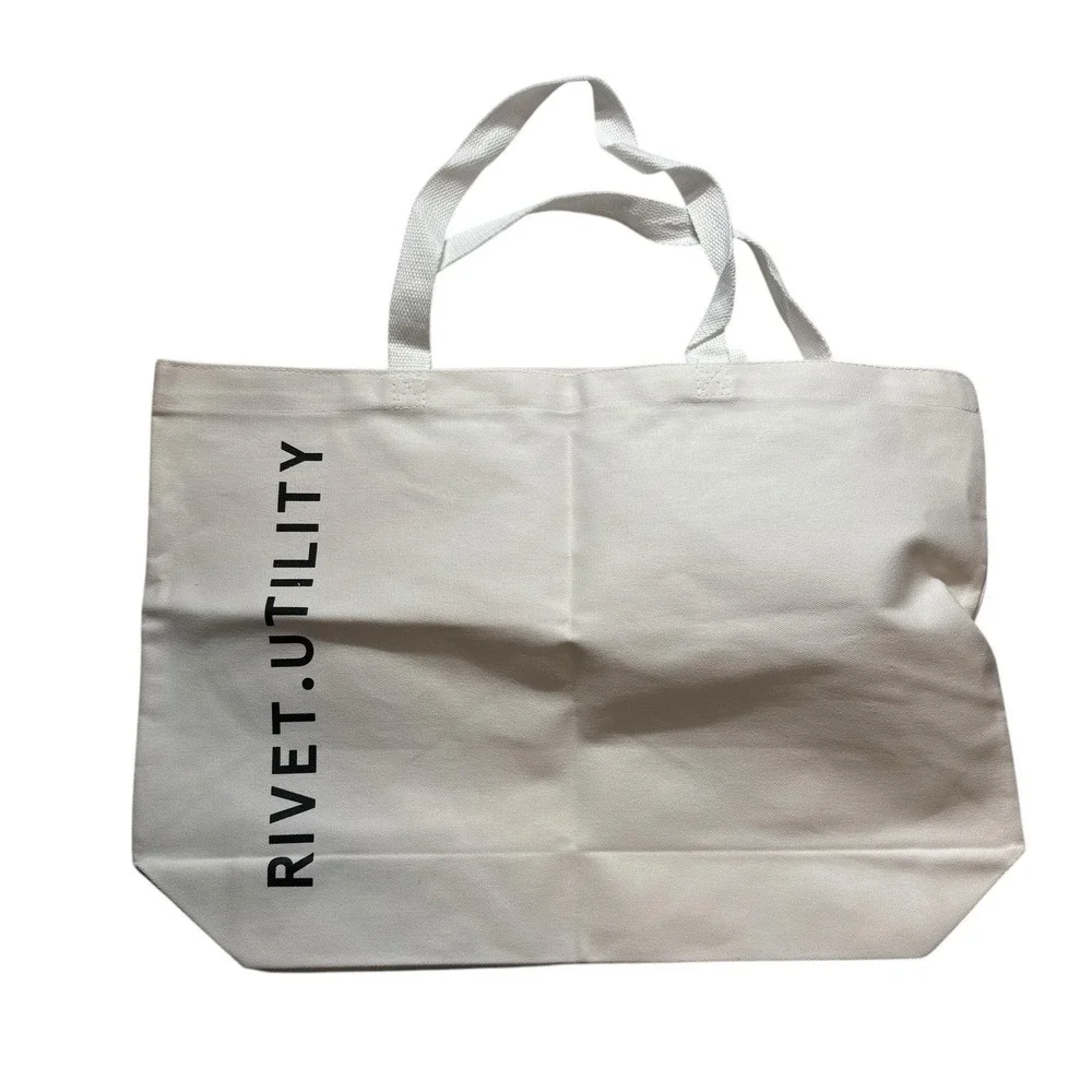 Rivet Utility Los Angeles Plain Canvas‎ Tote Bag
